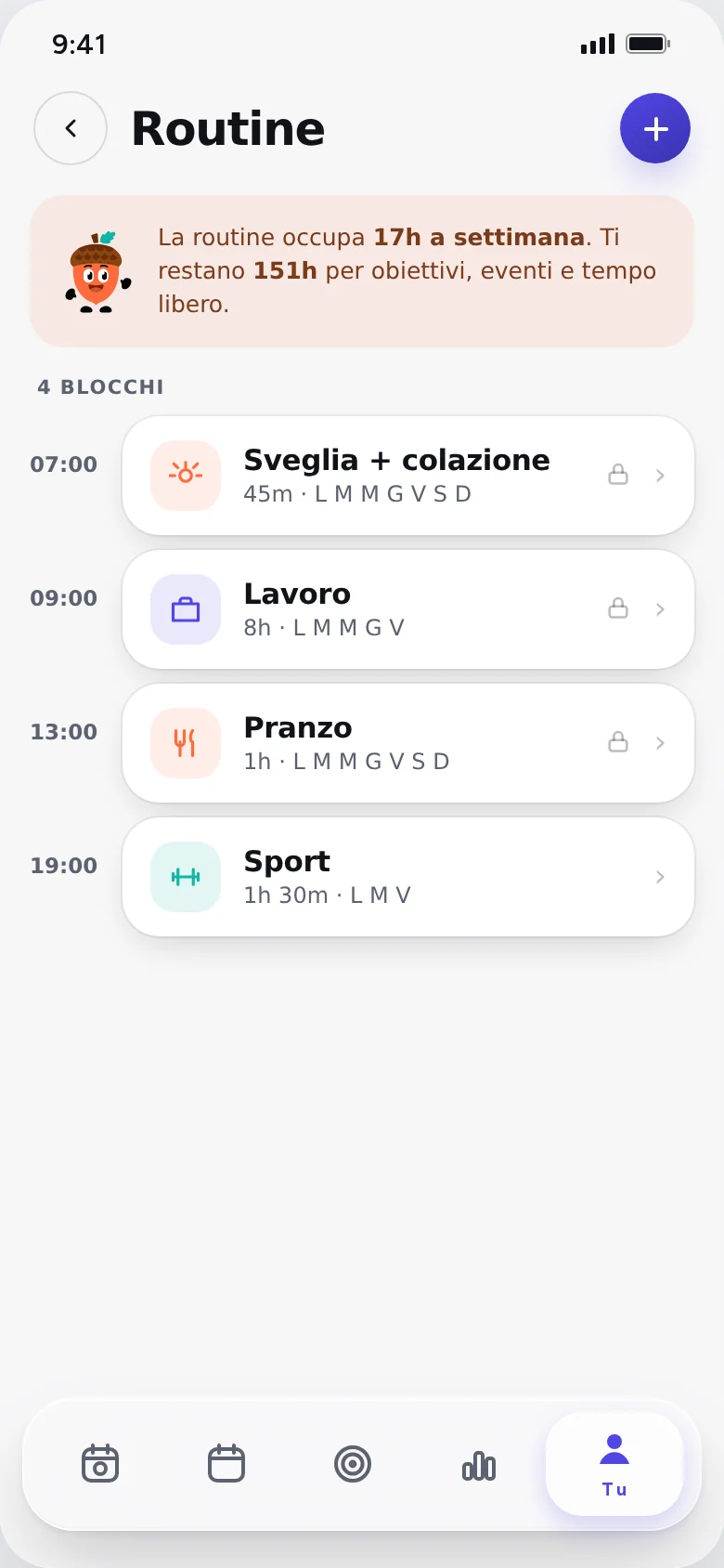 Flew: la tua routine