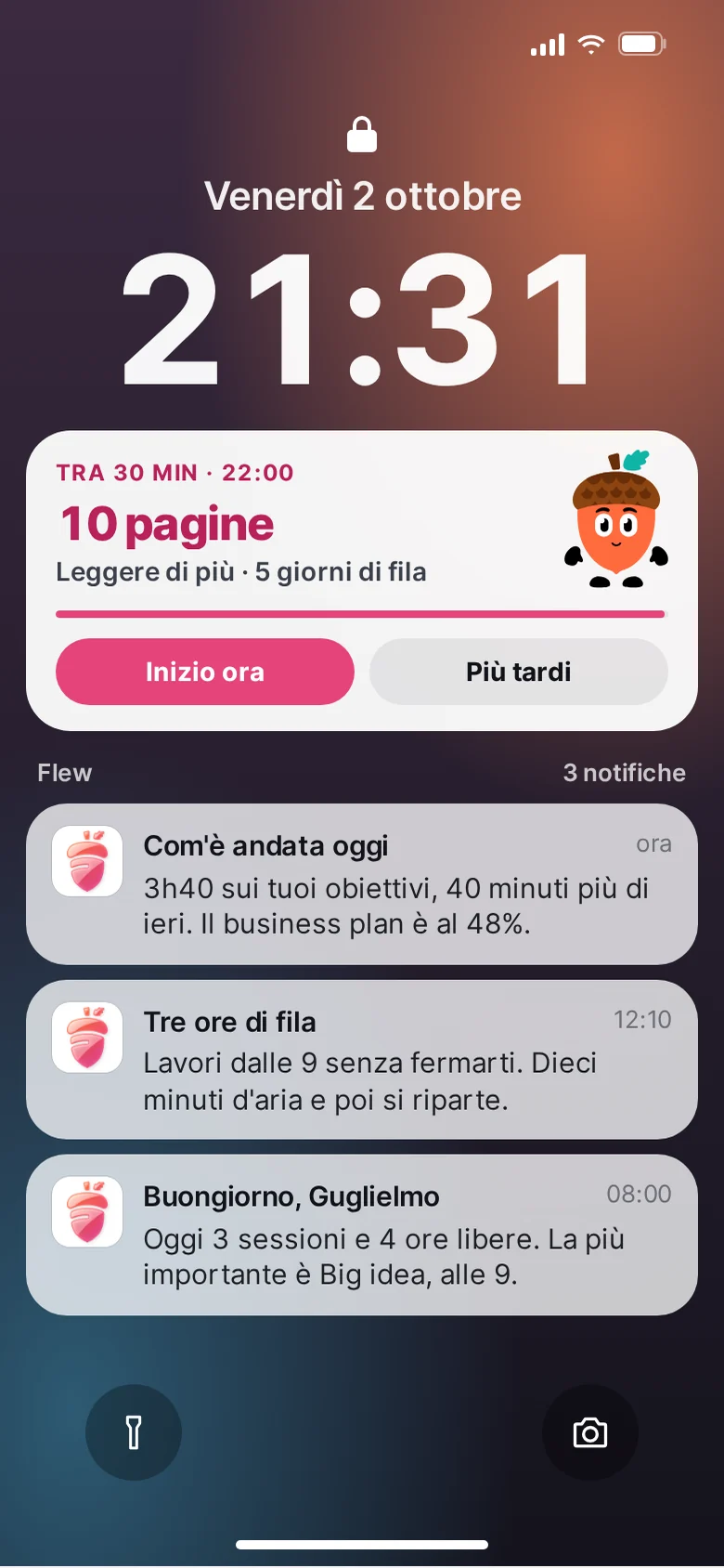 Flew: notifica Tic che ti sta vicino